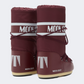 Moonboot Icon Nylon Unisex After Ski Boot Burgundy