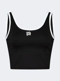 Oil And Gaz Double-Layered Women Lifestyle Bra Black