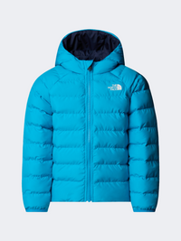 The North Face Reversible Perrito Hooded Boys Hiking Jacket Meridian Blue