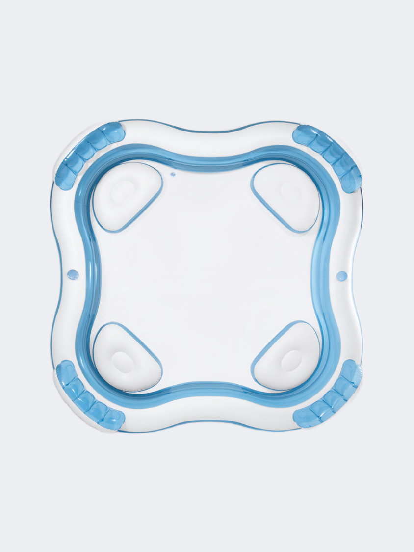 Intex Center Family Lounge 229 X 229 X 66 Cm Beach Pool Blue/White