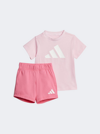 Adidas Essentials Baby-Girls Sportswear Set Clear Pink/White