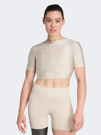 Adidas Workout Essentials Women Training T-Shirt Beige