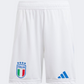 Adidas Italy 24 Home Kids Boys Football Short White/Blue