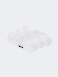 Lotto No Show 3 Pack Unisex Lifestyle Sock White