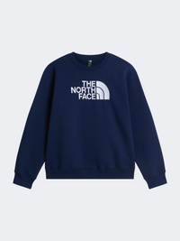 The North Face Essential Drew Peak Regular Crew Men Lifestyle Sweatshirt Summit Navy