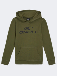 Oneill Logo Boys Lifestyle Hoody Forest Night