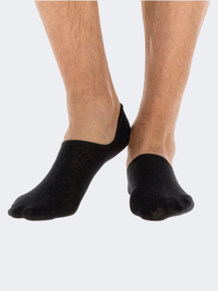 Lotto No Show 3 Pack Unisex Lifestyle Sock All Black