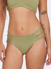Oneill Boulders Strappy Sides Bottoms Women Beach Slip Green