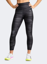 Puma Velocity All-Over Print Women Running Tight Black