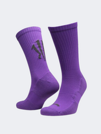 Anta Kyrie Irving Men Basketball Sock Neon Purple