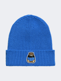 The North Face Logo Box Cuffed Kids-Unisex Lifestyle Beanie Active Blue