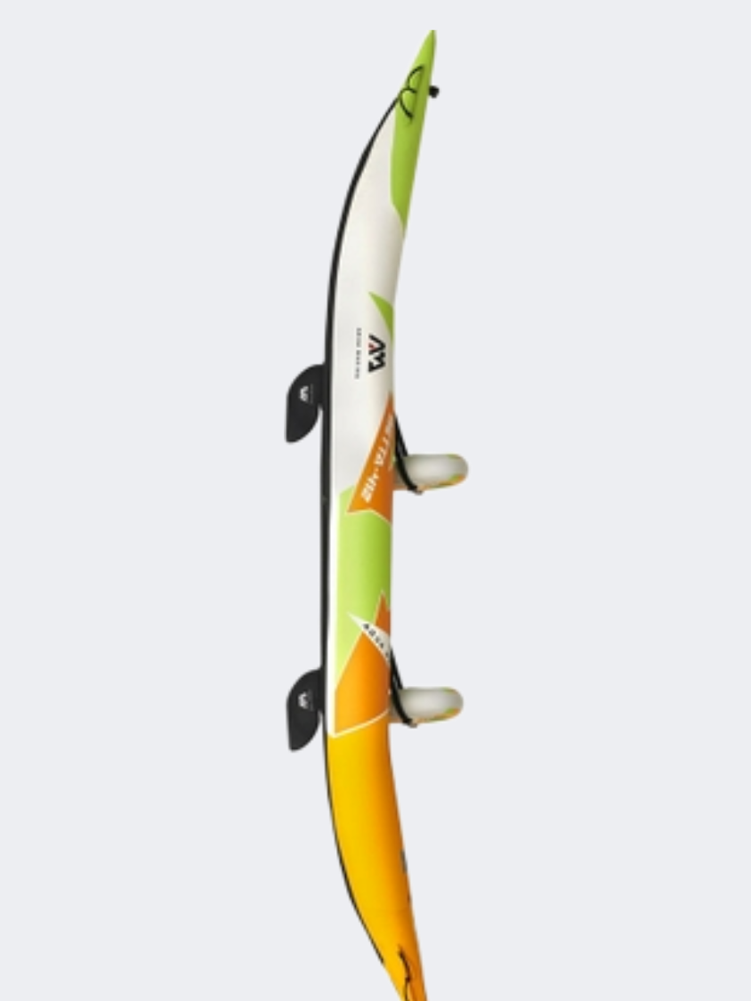 MSPA Betta Leisure 2 Person Inflatable Kayak Beach Surfboard White/Green