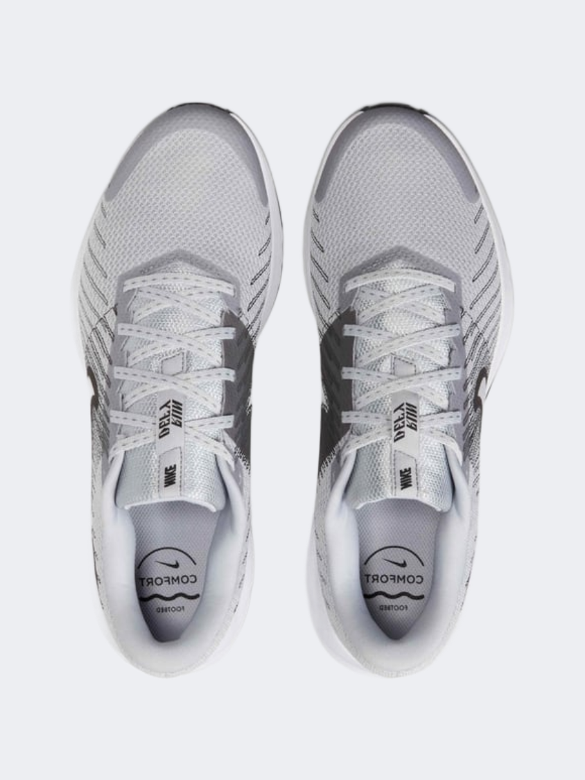 Nike Run Defy Men Running Shoes Grey/Black/White