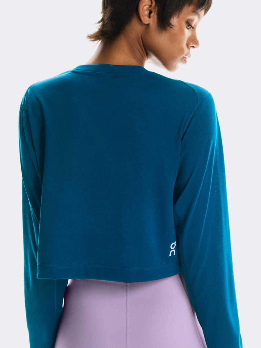 On Train Long-T Crop Women Training Long Sleeve Tempest