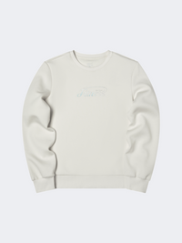 Erke Pullover Women Training Sweatshirt Glacier White