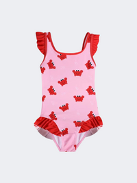 Stamion Crabs Girls Beach Monokikni Pink