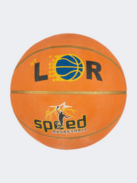 Aln Accessories Rubber Size 7 Basketball Ball Orange/Yellow