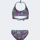 Piccole Monelle Girls Beach Bikini Set Multicolor