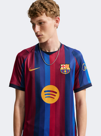 Nike F.C. Barcelona 2026/27 Stadium Home Men Football T-Shirt Deep Garnet/Blue