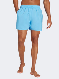 Adidas Solid Clx Men Swim Short Silver Green/Black