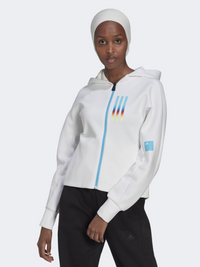 Adidas Mission Victory Full Zip Women Sportswear Hoody White