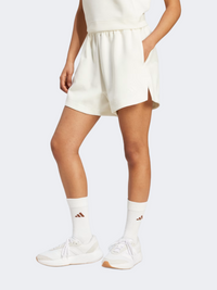 Adidas Soft Lux Loose Women Sportswear Short Off White