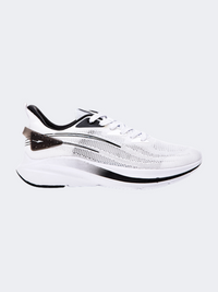 Erke Cushioning Men Running Shoes White/Black