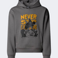 The North Face Oversized Graphic Boys Lifestyle Hoody Smoked Pearl