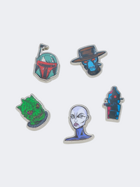 Crocs Star Wars Character 5 Pack Unisex Lifestyle Jibbitz Charms Multicolor