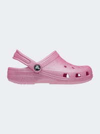 Crocs Toddler Classic Glitter Infant Lifestyle Clog Pink Tweed Glitter