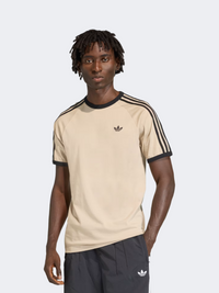 Adidas 3-Stripes Men Original T-Shirt Stone Khaki