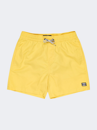 Billabong All Day Layback Boys Beach Swim Short Lemon
