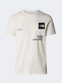 The North Face Foundation Coordinations Graphic Men Hiking T-Shirt Gardenia White/Black