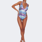 Blue Point Sequin One Piece Women Beach Monokini Purple