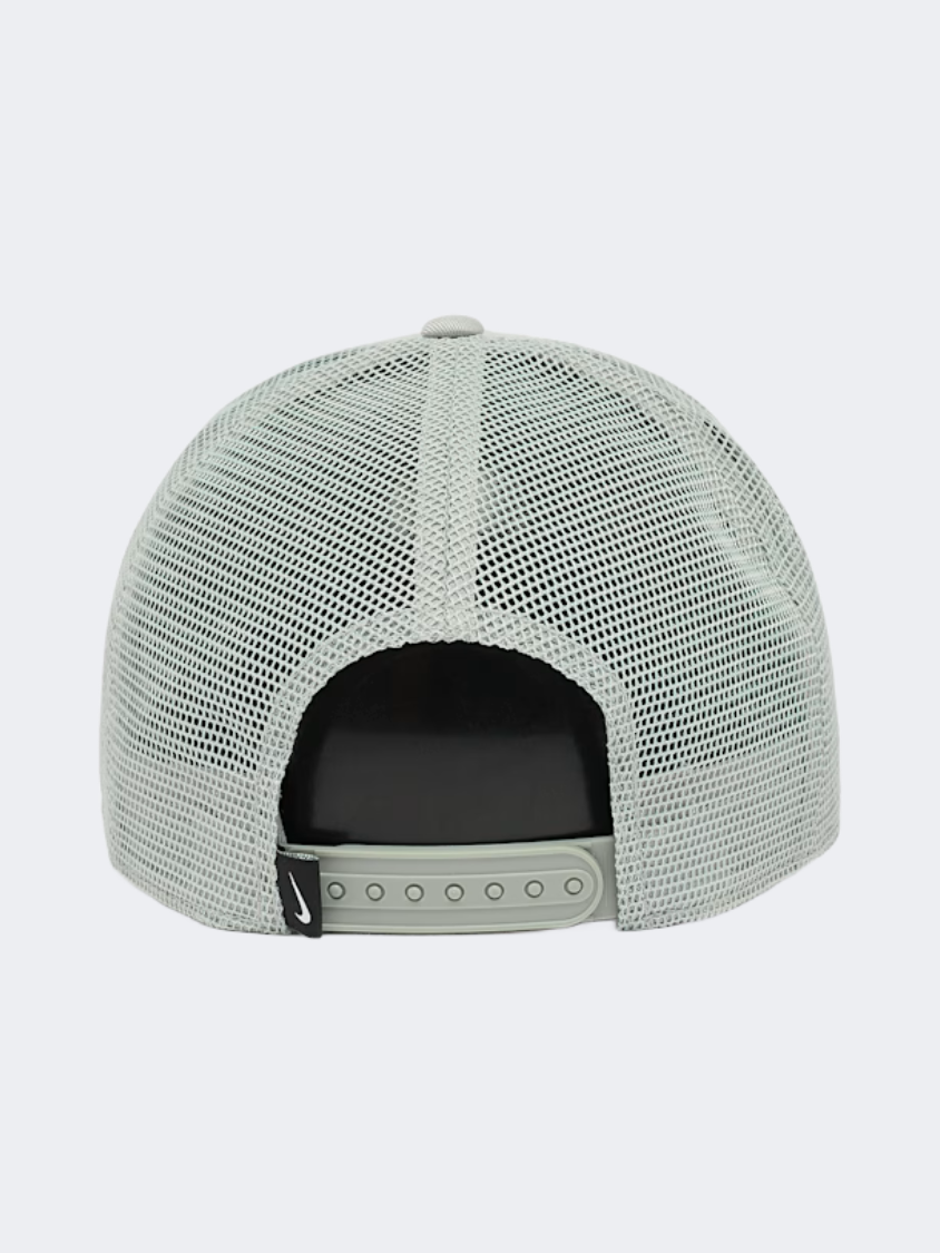 Nike Rise Swoosh Trucker Unisex Lifestyle Cap Grey/Black