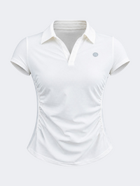 Oil & Gaz Elegant Women Lifestyle Polo White