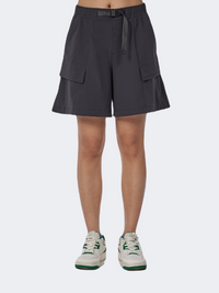 Anta Woven Women Outdoor Short Black