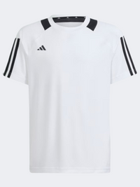 Adidas Sereno Kids Boys Sportswear T-Shirt White/Black