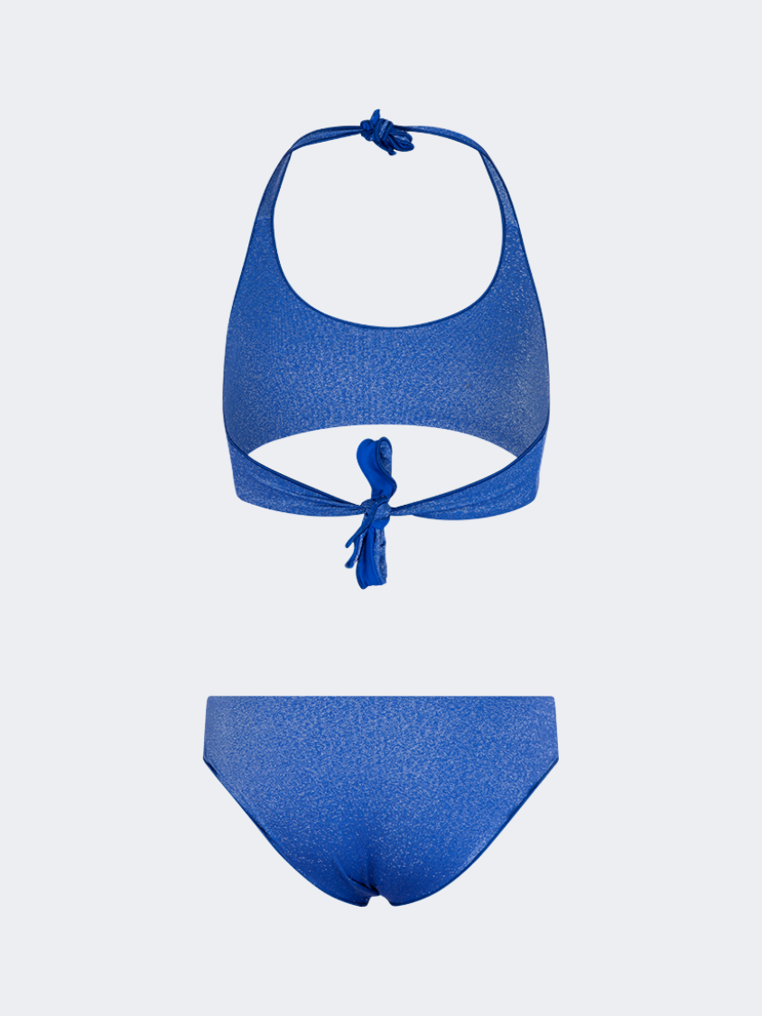 Piccole Monelle Girls Beach Bikini Set Light Blue