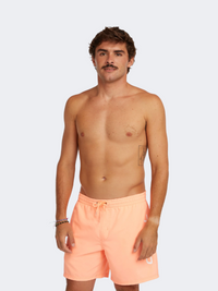 Oneill Logo 16 Inch Men Swim Swim Short Funky Peach