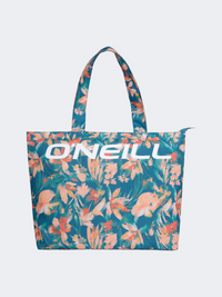 Oneill Coastal Print Tote Women Beach Bag Blue