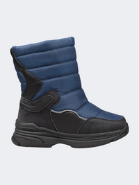 Oil & Gaz After Ski Kids Skiing Boots Front Zip Navy
