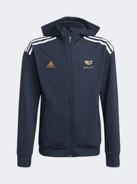 Adidas Salah Full Zip Gs-Boys Training Hoody Legend Ink/White