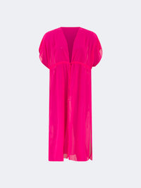 Oil And Gaz Chic Women Beach Cloth Dress Ss Pink