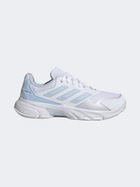 Adidas Women CourtJam Control 3 Tennis Shoe White/Crystal