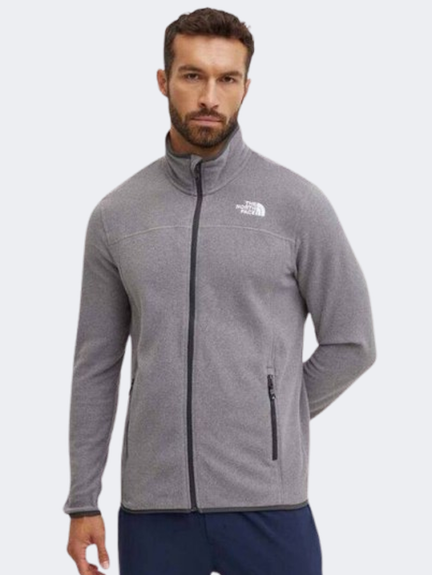 The North Face 100 Glacier Men Skiing Fleece Mid Grey Heather