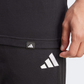 Adidas Camo Logo Graphic Men Sportswear T-Shirt Black