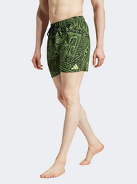 Adidas X Farm 3 Stripes Men Swim Short Crew Green/Black