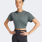Adidas Yoga Studio Women Training T-Shirt Legend Ivy/Grey