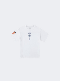 Erke Kids-Boys Lifestyle Neck T-Shirt White